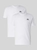 Alpha Industries T-Shirt mit Label-Print Weiss