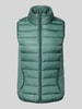 QS Bodywarmer met opstaande kraag en steekzakken Lichtgroen