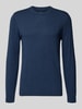 MCNEAL Gebreide pullover met kasjmier Marineblauw gemêleerd