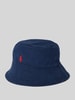 Polo Ralph Lauren Bucket Hat aus Leinen mit Label-Detail Dunkelblau