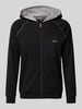 BOSS Sweatjacke mit Kapuze Modell 'Mix&Match' Black