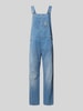 Carhartt Work In Progress Straight Leg Latzhose mit Label-Patch Jeansblau