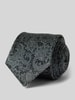 MONTI Seidenkrawatte mit Paisley-Muster Anthrazit