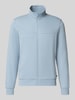s.Oliver RED LABEL Bluza rozpinana o kroju regular fit z mieszanki bawełny Błękitny