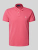 Polo Ralph Lauren Slim Fit Poloshirt mit Label-Stitching Pink