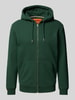 Superdry Sweatjacke mit Label-Stitching Bottle