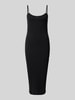 AWARE Knielanges Kleid mit Strukturmuster Modell 'VMJULIETA' Black