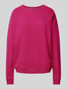 Polo Ralph Lauren Sweatshirt mit überschnittenen Schultern Fuchsia