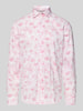 FIL NOIR Regular Fit Business-Hemd mit Kentkragen Modell 'ROMA' Rot