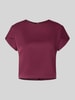 Rinascimento Bluse aus Satin Bordeaux