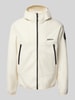 Napapijri Jacke mit Kapuze und Reißverschlusstaschen Modell 'BIOIS' Offwhite