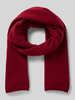 Christian Berg Woman Schal aus Kaschmir mit Rollsaum Bordeaux
