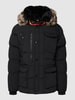 Wellensteyn Steppjacke mit Kunstpelzkragen Modell 'MARVELLOUS' Schwarz