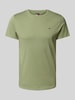 Tommy Jeans Regular fit T-shirt van puur katoen Olijfgroen