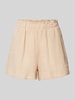 Vero Moda High Waist Shorts mit Strukturmuster Modell 'NATALI' Sand