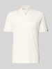 s.Oliver RED LABEL Regular Fit Poloshirt aus Baumwoll-Mix Weiss
