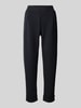 Christian Berg Woman Slim Fit Sweatpants mit Kellerfalten Black