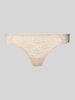 Triumph String in semitransparentem Design Modell 'AMOURETTE' Beige