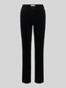 Christian Berg Woman Regular Fit Cordhose im 5-Pocket-Design Black