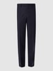 Baldessarini Slim fit pantalon van scheerwol, model 'Massa' Marineblauw