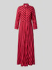 YAS Maxikleid mit Knopfleiste Modell 'SAVANNA' Pink