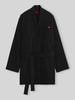 HUGO Regular Fit Bademantel aus reiner Baumwolle Modell 'TERRY GOWN' Black