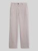 Marc O'Polo Straight Fit Cordhose aus Baumwoll-Mix Modell 'LANDE WIDE' Stein