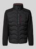 Tom Tailor Regular Fit Funktionsjacke mit Steppnähten Black