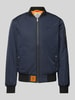 Original Bombers Bomberjack met ritszak Marineblauw