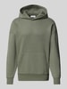 Only & Sons Hoodie met licht verbrede schouders, model 'DAN LIFE' Rietgroen