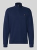 Polo Ralph Lauren Troyer o kroju relaxed fit z czystej bawełny Granatowy