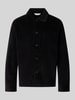 Selected Regular Fit Hemdjacke aus Baumwoll-Mix Modell 'OTTO' Black