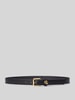 Lauren Ralph Lauren Riem van echt leer met logodetail Zwart
