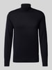 JOOP! Collection Sweter z wywijanym kołnierzem z wełny merino model ‘Donte’ Granatowy