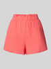 Vero Moda Loose Fit Shorts aus Baumwolle Modell 'NATALI' Hellrot
