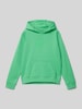 HUGO Hoodie met labelprint Groen