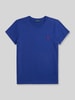 Polo Ralph Lauren Regular Fit T-Shirt aus reiner Baumwolle Dunkelblau