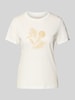 Tom Tailor Regular fit T-shirt van puur katoen Offwhite