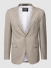 Strellson 2-knoops colbert met reverskraag, model 'Alzer' Beige