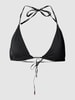 HUGO Bikini-Oberteil in Triangel-Form Schwarz