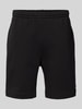 Lacoste Regular Fit Sweatshorts mit elastischem Bund Black