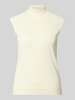 BOSS Slim Fit Pullunder aus reiner Schurwolle Modell 'FIPINI' Hellgelb