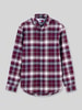 Tommy Jeans Regular Fit Freizeithemd aus Baumwolle mit Karomuster Bordeaux