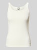 MM Tanktop in Ripp-Optik Modell 'STRENNA' Offwhite