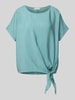 Christian Berg Woman Blusenshirt mit Rundhalsausschnitt Aqua