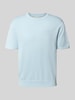 CK Calvin Klein T-Shirt mit Logo-Stitching Modell 'SUPIMA' Sky