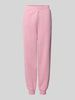 PUMA Slim fit sweatpants met labelstitching Roze
