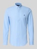 Polo Ralph Lauren Freizeithemd mit Knopfleiste Blau