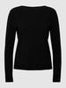 Marc Cain Strickpullover mit aufgesetzter Eingrifftasche Black