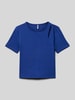 Only Slim fit T-shirt van katoenmix, model 'NESSA LIFE' Koningsblauw